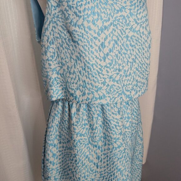 The Limited Turquoise & White Dress, Size 10 - Picture 5 of 9